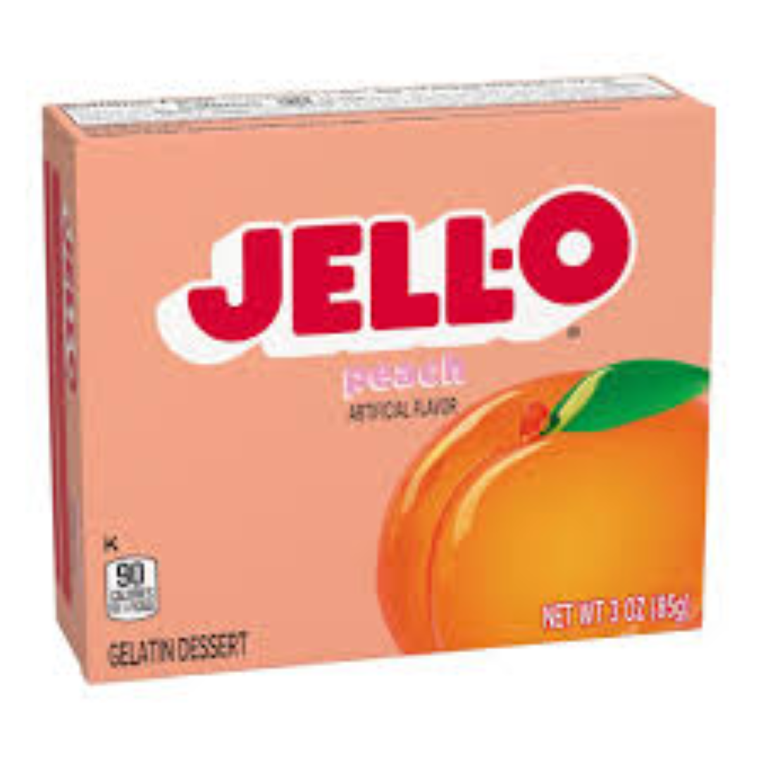 JELL-O GELATIN PEACH 85G